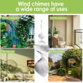 1 PCS Outdoor Hanging Decorative Spiral Metal Wind Chime 3D Spiral Wind Chime Garden Backyard Hanging Decoration Silver Stainless Steel. 