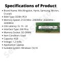 DDR4 PC4 RAM 4GB SO-DIMM Laptop RAM. 