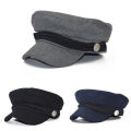 Men Women Winter Greek Fisherman Sailor Cap Fiddler Hat Peaked Cap Sport  Cap Retro Beret With The Brim Cool Hat. 