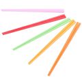 BRADOO- 5 Pairs Assorted Color Plastic Chinese Chopsticks 8.7" Long. 