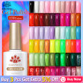 BORN PRETTY 10ml Gel Nail Polish Gel 130 Colors Semi Permanent Solid Nail Gel Varnish Soak Off UV Gel for Base Top Coat. 