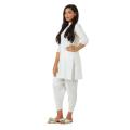 EGO Fall 2019 Off White Cotton 2Pcs Stitched For Women. 