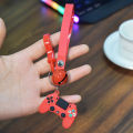 PVC Creative Cartoon Video Game Controller Joystick Pendant Keyring Key Chains. 