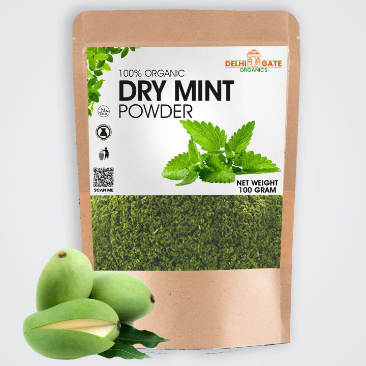 Mint Powder | Wild Mint Leaves Powder | Pahari Podina Powder 100 Grams
