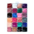 576 PCS Fake Nail Set, Short Square Full Coverage Artificial Nails, Acrylic Nails Stick on Women'S Nails, 24 Multi Colours False Nails for Nail Art DIY.. 