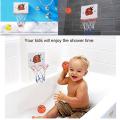 Children Kids Mini Basketball Hoop Toys Suck Wall-Mounted Stand with Pump Sport Toy Set. 