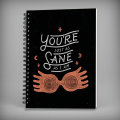 J. K. Rowling Quote Spiral Notebook - 7365. 