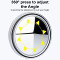 Blind Spot Car Mirror 360-degree Adjustable Car Blind Spot Mirror Set for Enhanced Safety Wide-angle Lens Design Frameless Convex Side Auxiliary Mirrors Auto Parts Accessories Driving Safety Mirror. 