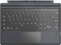 MoKo Touchpad Keyboard for Microsoft Surface Pro 7 Plus/Pro 7/Pro 6/Pro 5/Pro 4/Pro 3, QWERTZ Layout Wireless Type Cover Keyboard with Built-in Rechargeable Battery Bluetooth Keyboard, Black. 