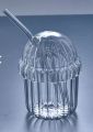 1 Piece Glass Oval Lid Heat Resistant Pinterest Cup | Coffee and Presentation Cup | 430 ml. 