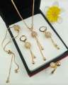 Zircon Fashion Gold Jewellery Set Most demanding Jewellery Set. 