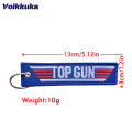1 PC Wholesale Aviation Keychain Top Gun Maverick Medical Bag Both Sides Embroidery Car Tag Key Accessories Backpack Pendant. 