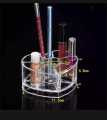 Heart Shape Cosmetic Makeup Organizer Transparent Acrylic Lipstick Holder Display Stand Nail Polish Eyebrow Pencil Storage Box (BA). 