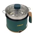 Multi-function Portable Electric Cooker - Egg Steamer - Noodle Pot - Mini Rice Cooker - Electric Kettle - Stainless Steel Mini Cooker - Electric Cooker Pan - Double Layer Non-Stick Pan For Kitchen - 2 Pots - Multi Color Cooker. 