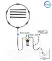 Complete MISTING FAN KIT With Pump and Brass Sprinkler Nozzles for Outdoor Misting Cooling System. 