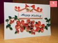 Happy Wedding Card Wishing Card Greeting Card Hand-made Customised Card. 