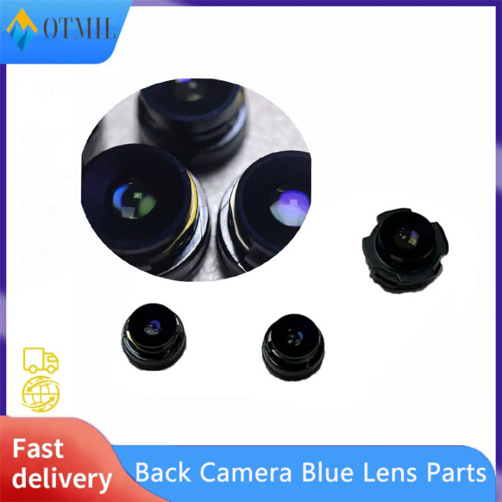 Rear Back Camera Blue Lens For iPhone 15 14 Plus 13 12 11 Pro MAX Mini X1 X2 X3 X0.5 Camera Repair Replacement Accessory Parts