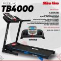 Slimline Treadmill Running Exercise Machine Model TB-4000 Best For Home Gym Jogging Waliking Cardio Training. 