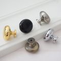 Drawer Pulls and Knobs,1-1/4" Diameter Shiny Silver Round Knobs for Cabinets, Drawers, Solid Zinc Alloy Dresser Handles, Pack Of 2, 4, 10 And 20. 