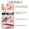 Professional Henna Eyelash Eyebrow Dye Tint 15-minute Fast Tint Easy Dye Gel Eyelash Brown Black Color Tint Kit BruberryBeD. 