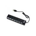 Original 7 Port Hi-Speed Multi Ports Usb 2.0 Hub. 