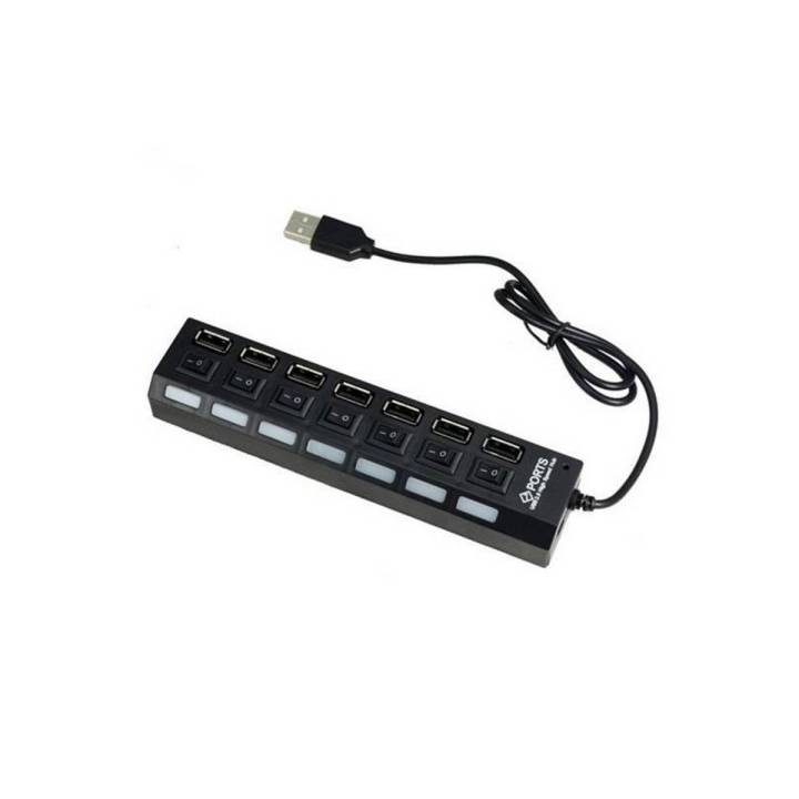 Original 7 Port Hi-Speed Multi Ports Usb 2.0 Hub