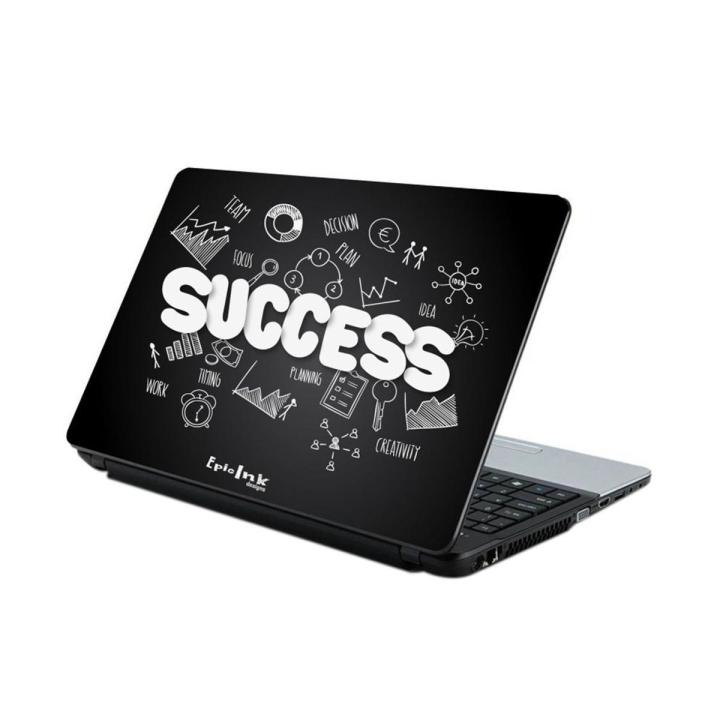 Epic-Ink-Success-Design Laptop Skin Vinyl Sticker Decal, 12 13 13.3 14 15 15.4 15.6 inch Laptop Skin Sticker Cover Art Decal Protector Fits All Laptops