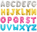 Alphabets / Letter  Foil Balloons For Baby Shower /Anniversary / Birthday / Wedding / Event / party / Decoration / Celebration / customized Name Balloon. 
