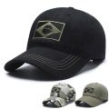 NEW Men Army Camouflage Baseball Cap Embroidered Brazil Flag Caps Outdoor Sports Tactical Hat Cool Casual Hunting Hats. 