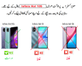 Infinix Hot 10S - Matte Translucent Shockproof Hybrid Armor Back Case cover - Camera Protection Case. 