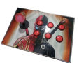 Usb Game Controller Joystick 6 Buttons Game Arcade Made Of Wooden Box Panel For PC Laptop Computer For Win7/8/10 XP. 