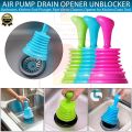 Air Pump Drain Opener Unblocker Toilets, Sink. 