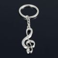 Chain Treble Pendant Key Music Note Keychain Keyring. 