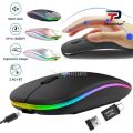 Xtrike Me GM-323 RGB 12800 DPI Wired Gaming Mouse 8 Programmable Buttons Color Changing PUBG and W10 Wireless Bluetooth Rechargeable Slim Mouse for PC Laptop Desktop Gaming Office. 