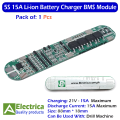 5S 15A Li-ion Lithium Battery Charger Protection Board For Drill Motor Li-ion Cell Module 5S15A BMS. 