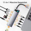 Baseus Metal Gleam Series 11-in-1 Multifunctional Type-C HUB. 