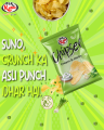 Pak Kashmir Chipser Crispy Potato Snacks – Herbs & Yogurt, Spicy, Salted & Ketchup Flavours | Fresh, Crunchy & Delicious Family Snack. 
