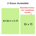 Customized 20/50 PCs Mehndi/Mayon invitation cards - wedding Invitation Cards. 