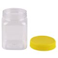 Pack of 4 Plastic Jars - Available in 3 Sizes Small Medium Large High Quality Plastic Material. 