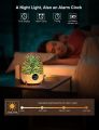 Night Light Bluetooth Speaker, Eyesound 3D Galaxy Table Lamp RGB Colour Changing LED,Bedside Lamps 3000mAh Battery with Remote Control,Desk Nightlight for Bedroom Living Room,Gift for Baby Kids Adults. 