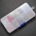 300 Pcs Glass Beads, 8mm 10 Color Beads Crystal Beads. 