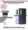 Infinix Hot 50 PRO PLUS full Back 360 Protection skin wrap with sides and camera protection premium quality full cover. 