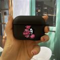 【Solo Yolo】Ghostface Scream Horror Art Earphone Case for Apple AirPods 1 2 3 Pro Pro2 Black Soft Silicone Cover for Airpods 3 Accessories. 