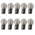 Motorcycle Lighting 10X Headlight Bulb 12V 35W B35 BA20D Glass Fit for GY6 ATV Moped Scooter. 
