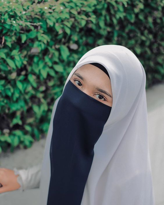 Colorful Naqab Design Simple Niqab Designs  Saudi Abaya Niqab Designs