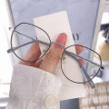 【AmbitionmA】Fashion Classic Round Metal Frame Anti Blue Light Glasses Women Men Transparent Eyewear Blue Ray Blocking Eyeglasses عين زرقاء. 