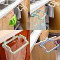 Towel Rack Shoping Bag Kitchen Organizer Hanging Holder Cupboard Hanger Shelf For Kitchen - Beige. 