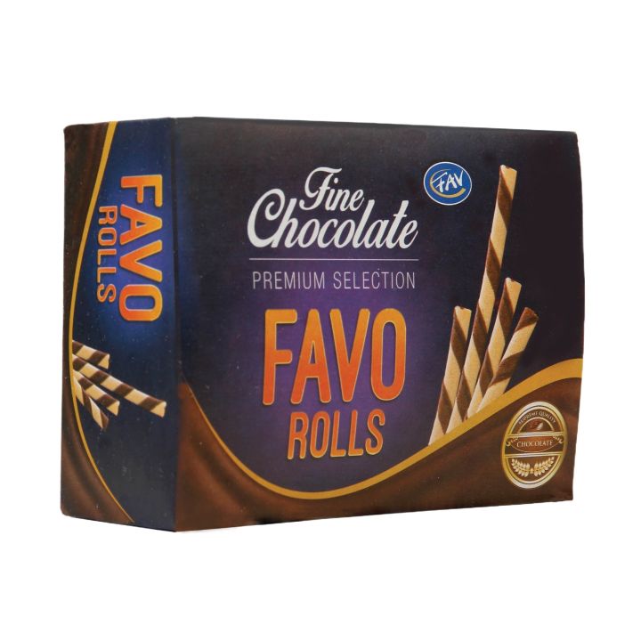Sweetness with Favo Rolls Snack -  (RS 10x18 Pack) - FAVO ROLLS SNACK (CHOCOLATE)