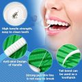60 pcs of Dental Floss With Handle Flosser For Teeth Flossing Thread Toothpick Mouth Cleaning Tool - Pack of 2 Packs. 
