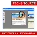 Photoshop 7 Software by Techs Source. 